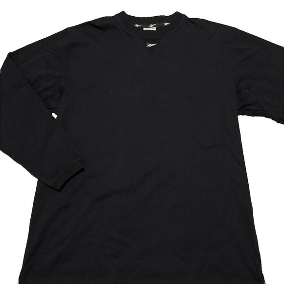 Vintage Reebok Center Logo Long Sleeve Pullover size L - Picture 1 of 7